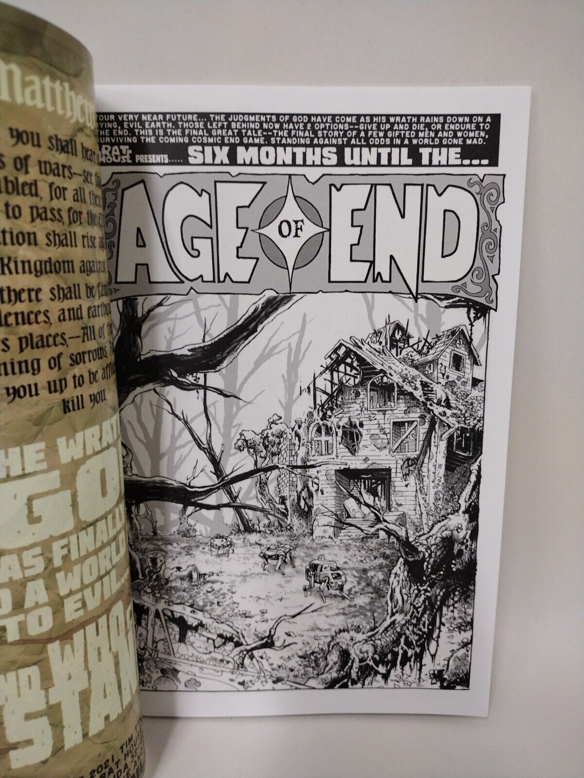 Age Of End #1 (2022) Shadow Planet Comic Tim Tyler NM Dystopian Cyberpunk