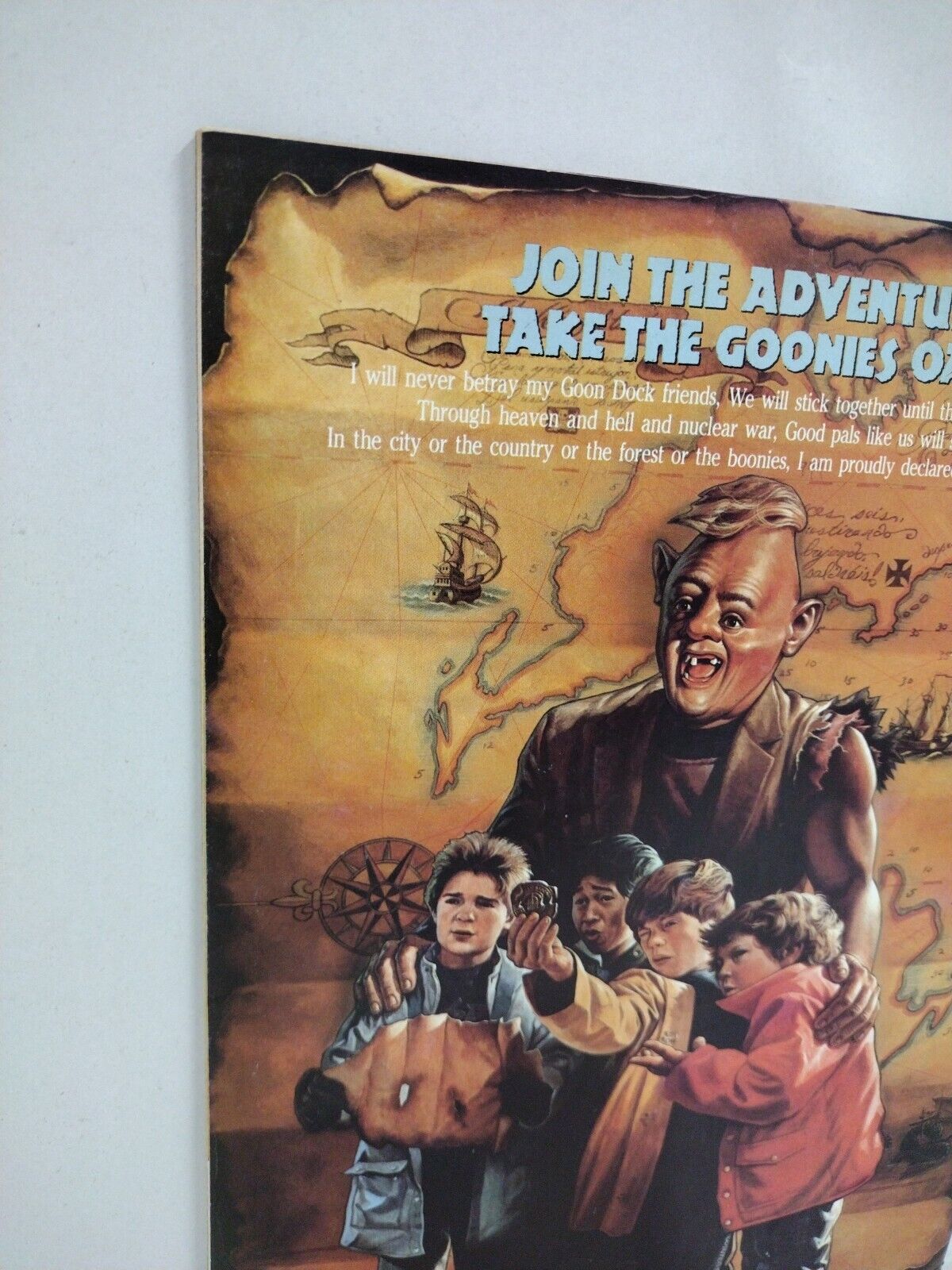 Goonies Souvenir Magazine (1985) Stephen Spielberg Richard Donner