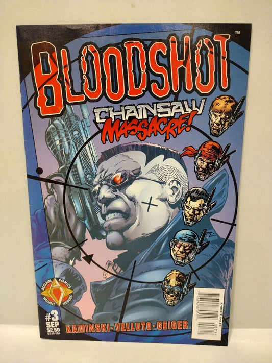 Bloodshot Vol 2 (1997) #3 Acclaim Valiant Comic 1st Full Chainsaw Appearance 