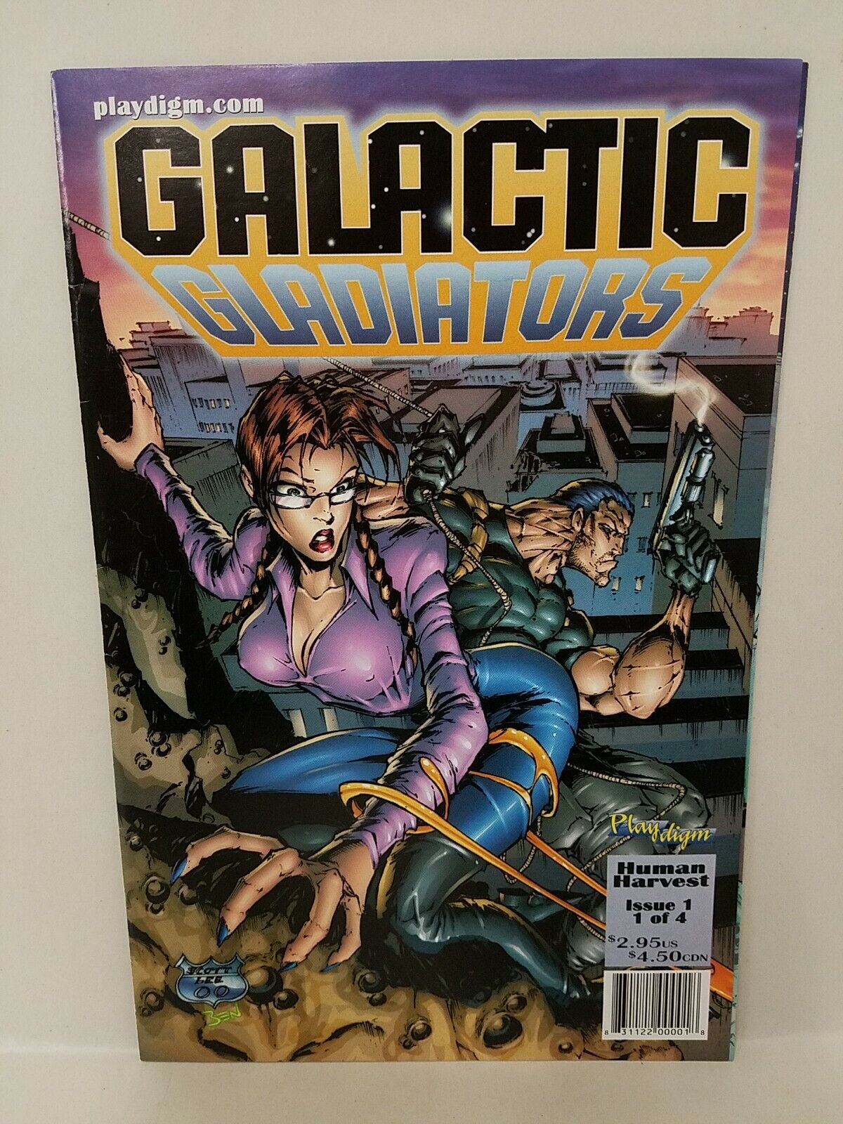 Galactic Gladiators (2000) Complete Comic Set #1 2 3 Scott Lee Sanford Tuey 