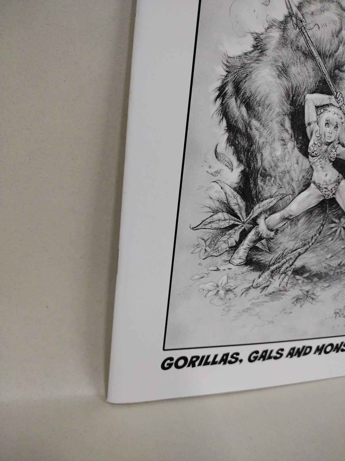 Steven Mannion Sketchbook 2014 Artbook Gorillas Gals & Monsters Fearless Dawn NM