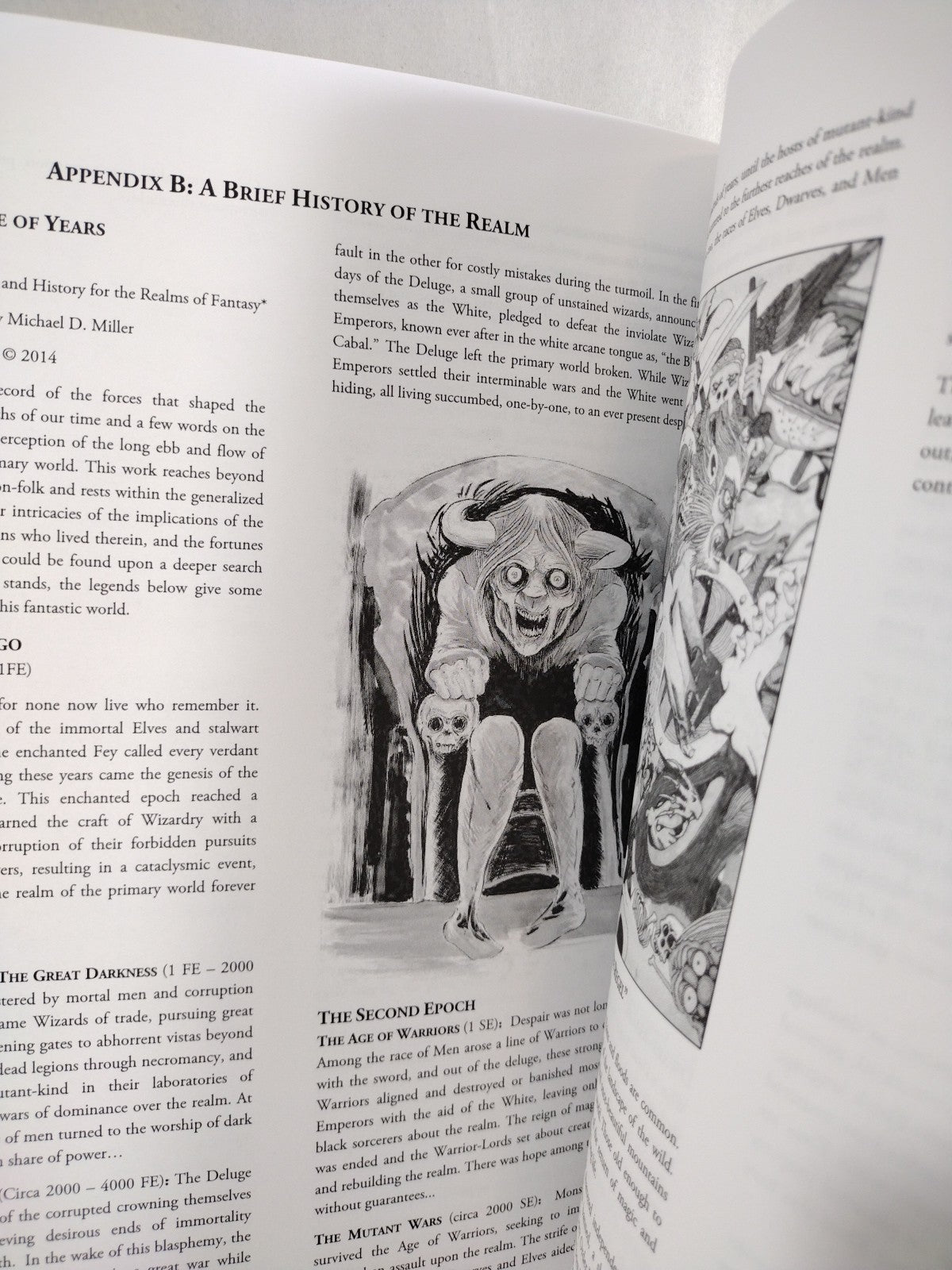 Realms Of Fantasy Monsters & Magic 2015 Sourcebook II w Original Art Mythopoeia