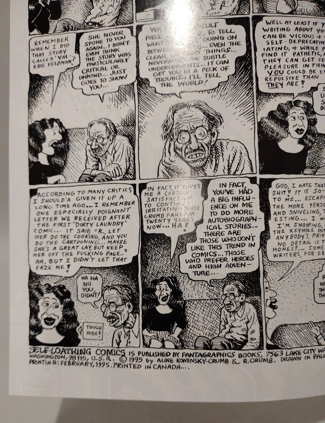 SELF LOATHING COMICS #1 (1995) Fantagraphics Comic Robert Crumb