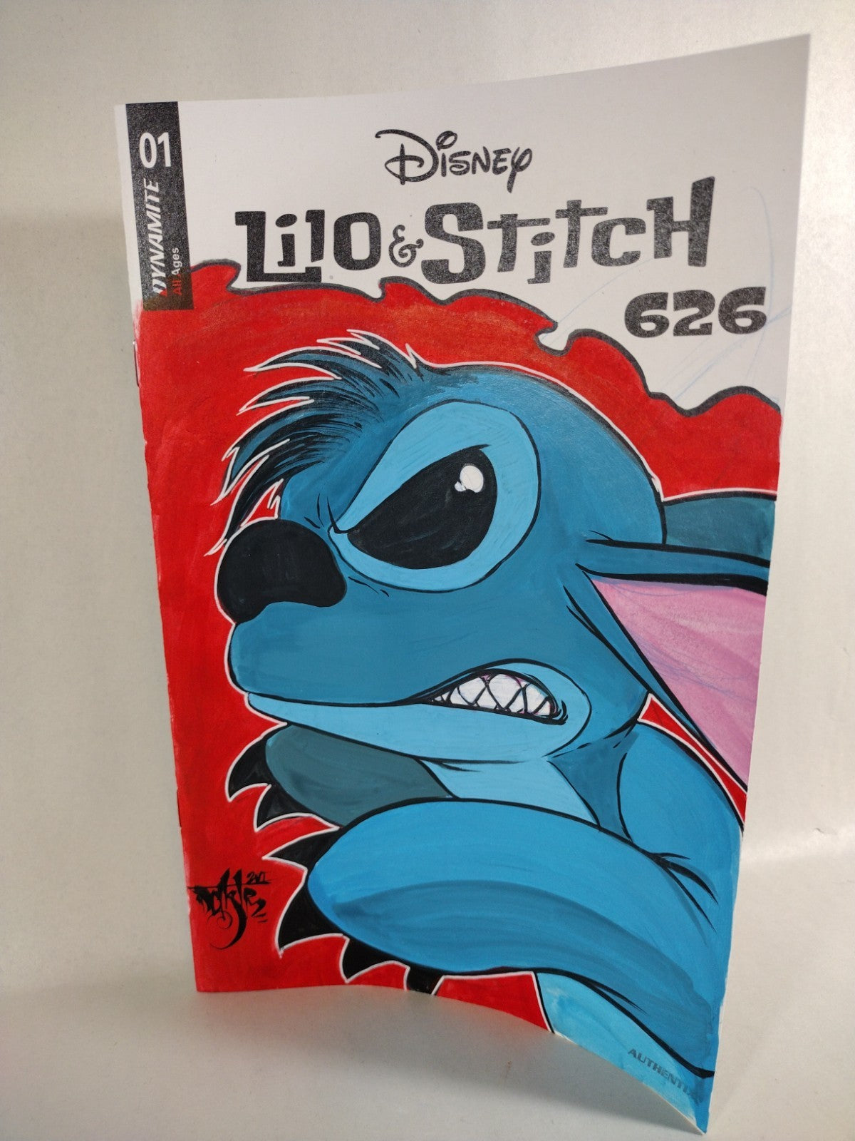 Lilo & Stitch 626 #1 Disney Dynamite Sketch Variant Cover W Original DCastr Art 