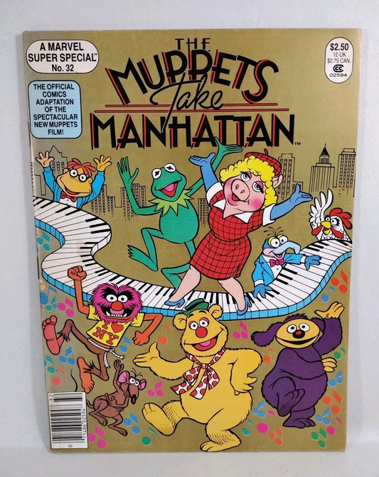 Marvel Super Special 32 (1984) Muppets Take Manhattan Comic Adaptation Magazine 