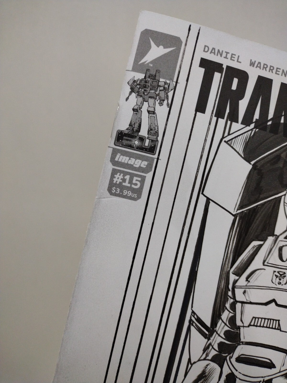 Transformers #15 (2024) Image Comic Sketch Variant Cover W Original DCastr Art