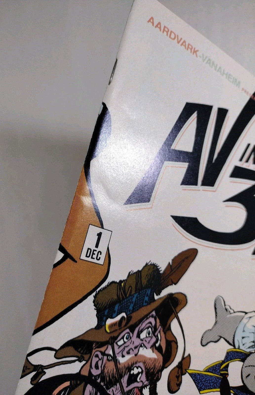 AV In 3-D #1 (1984) Aardvark Vanheim Signed Bob Burden Jim Valentino W Glasses