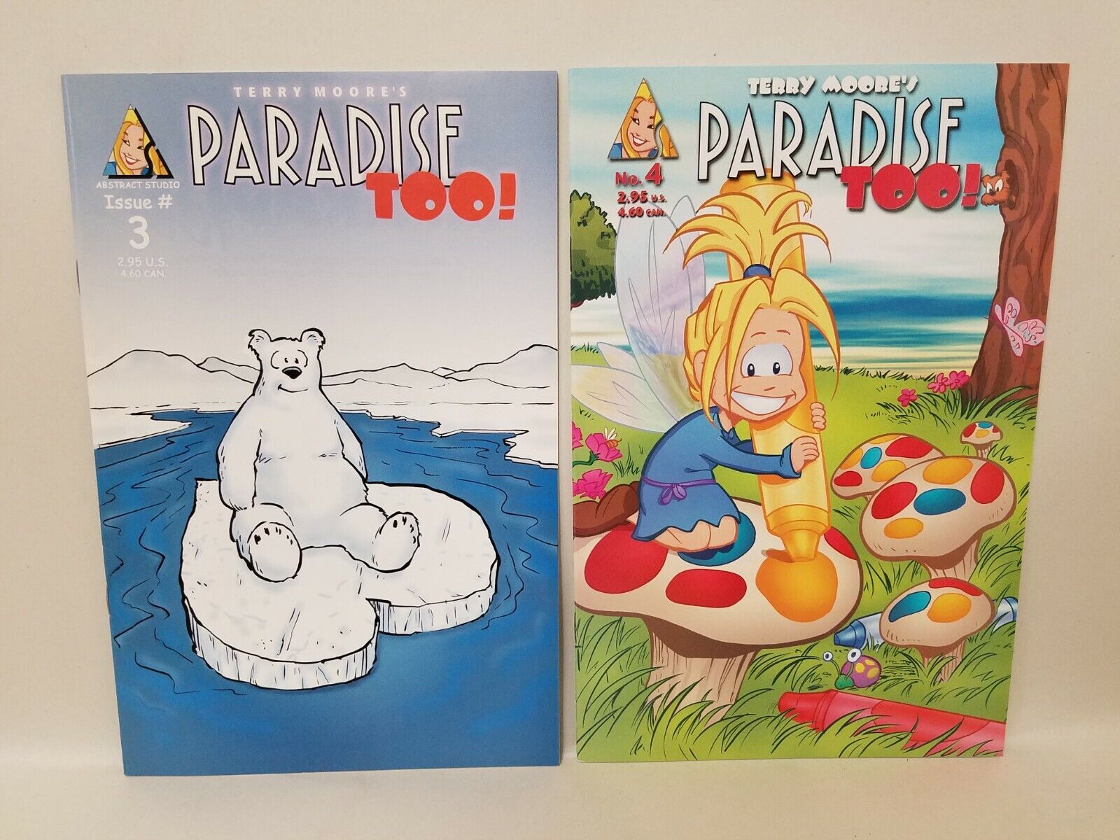 Terry Moore's Paradise Too (2000) Abstract Comic Lot 1 2 3 4 5 7