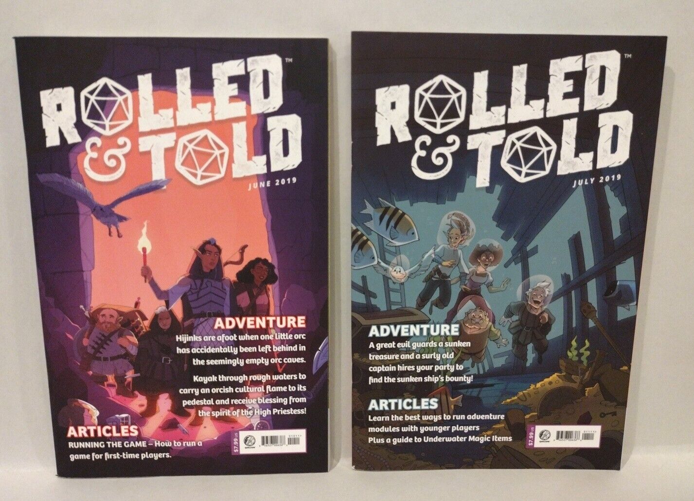 Rolled & Told (2018-19) #1-4, 6-12 Lion Forge Comic lot Of 11 issues D&D