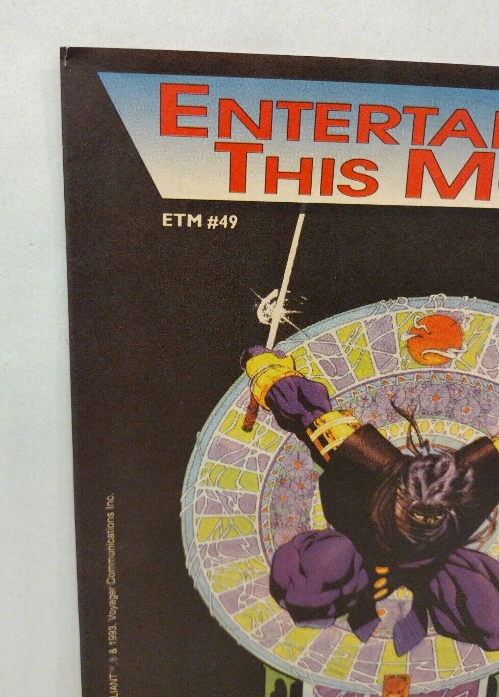 Entertainment This Month (ETM) 49 November 1993 Ninjak Cover Mailer Catalog