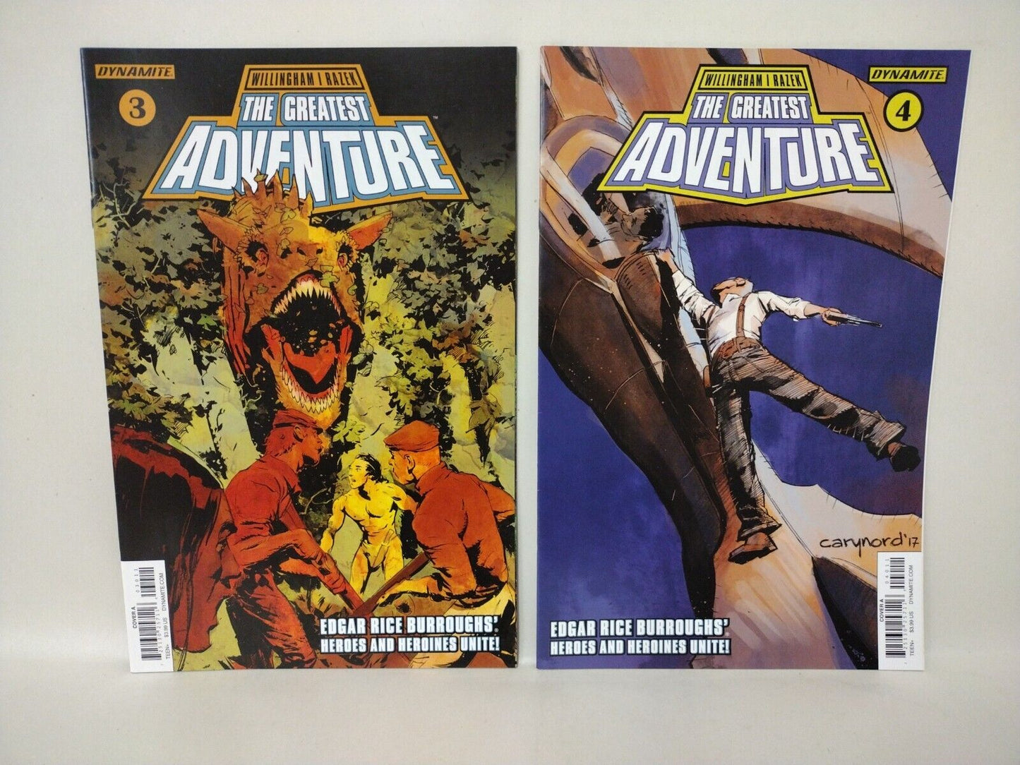 The Greatest Adventure (2017) Dynamite Ent Complete Comic Set #1-9 ERB Heroes