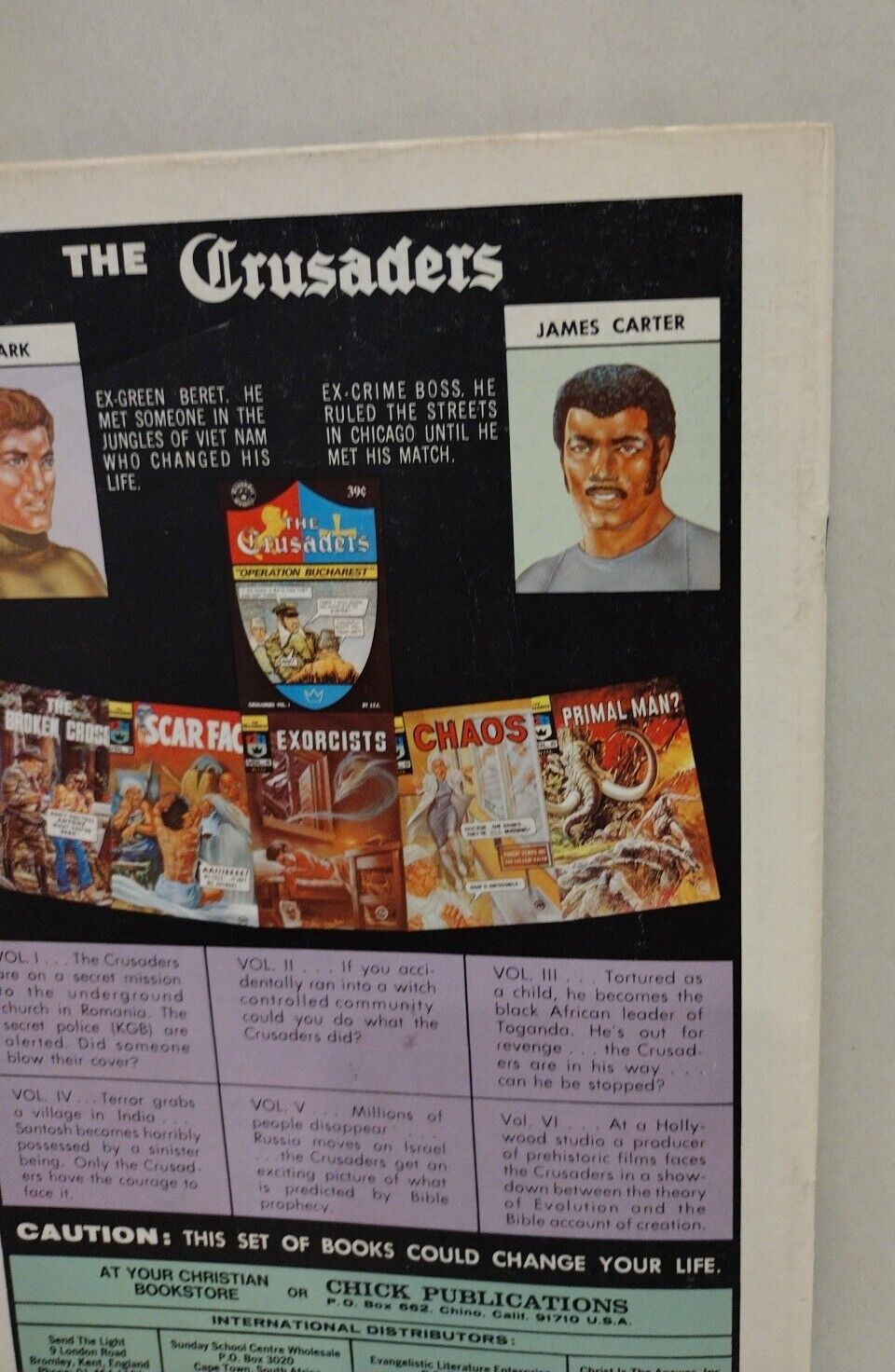 The Crusaders (1976) #6 Primal Man 7 The Ark Chick Publications Comic Lot 1st Pr