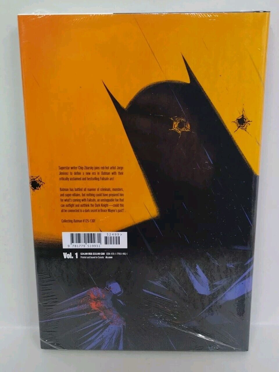 Batman Vol 1 Failsafe DC Hardcover New Sealed