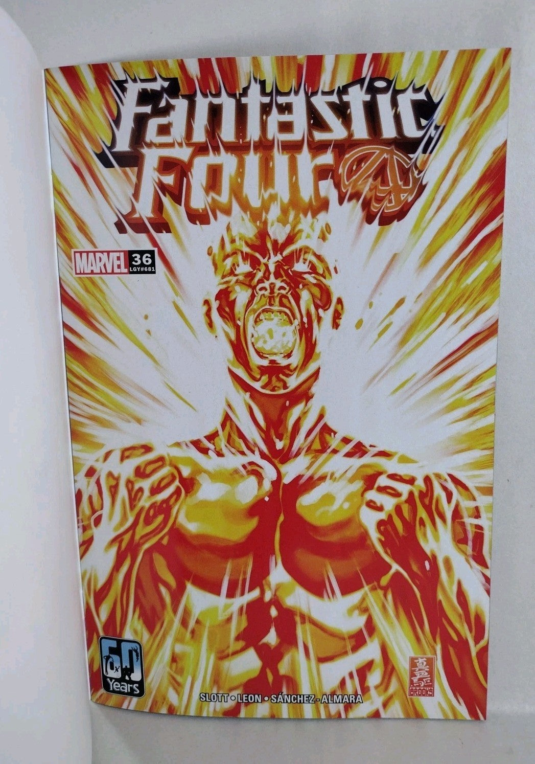 Fantastic Four #36 (2021) Marvel Comic Store Variant W Original Thing DCastr Art