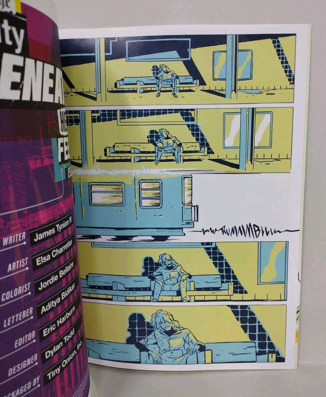 City Beneath Her Feet #1 DSTLRY Sketch Cover Comic W Orignal DCastr Art ARG COA