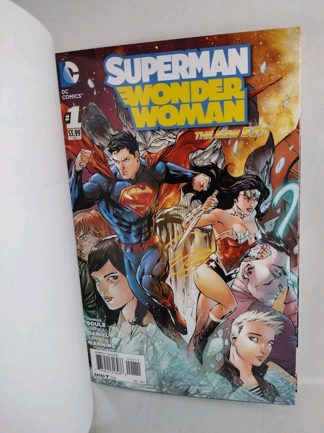 Superman Wonder Woman #1 (2013) DC Comic Blank Sketch Variant Cover Comic New NM