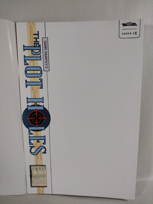 THE PLOT HOLES #1 (2023) Whatnot Massive Blank Sketch Variant Cover Comic NM