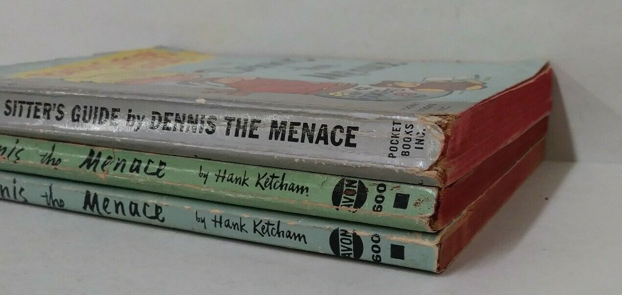 Lot Of 3 Dennis The Menace (1954) Softcovers Hank Ketcham Avon Pocketbooks