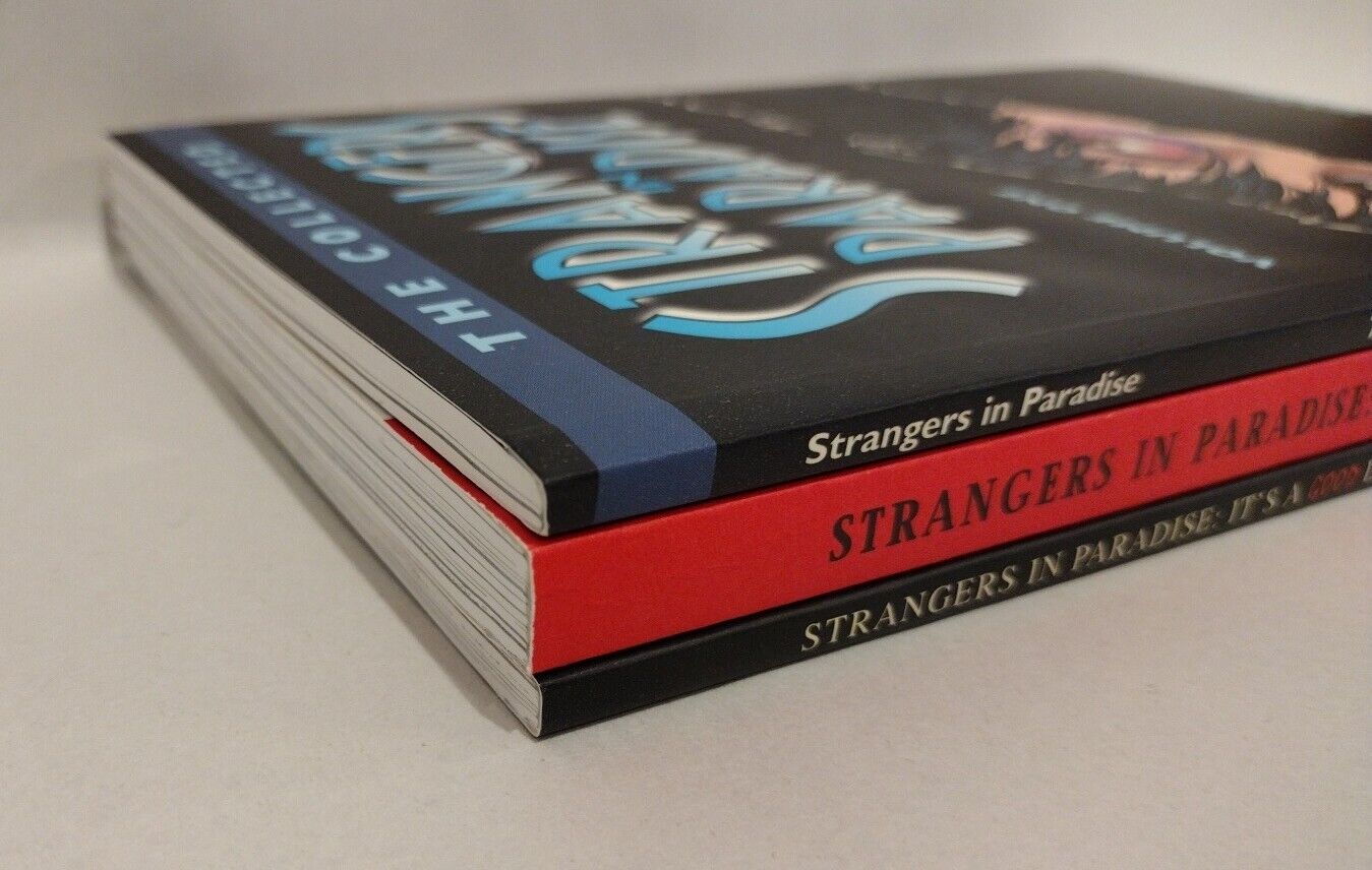 Strangers In Paradise (1996) Abstract Studios TPB Lot Set Vol 1 2 3 Terry Moore