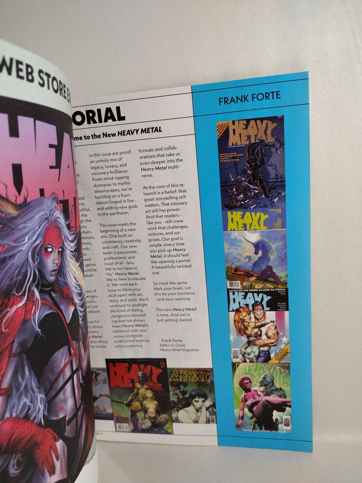 Heavy Metal Magazine #1 (2025) Sketch Cover Variant Comic W Original DCastr Art