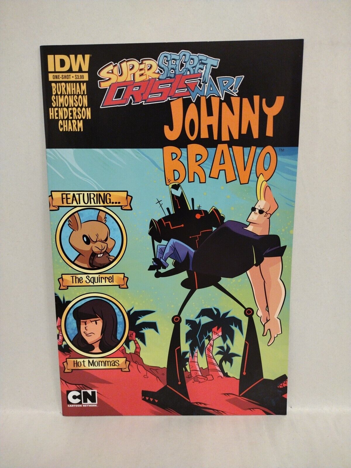 Super Secret Crisis War #1 2 3 Johnny Bravo Special (2014) IDW Comic Lot Set