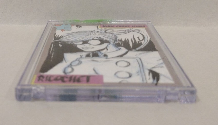 Indie Comic Icons (2023) ARG Sketch Card w Original Ricochet Art Larsenverse