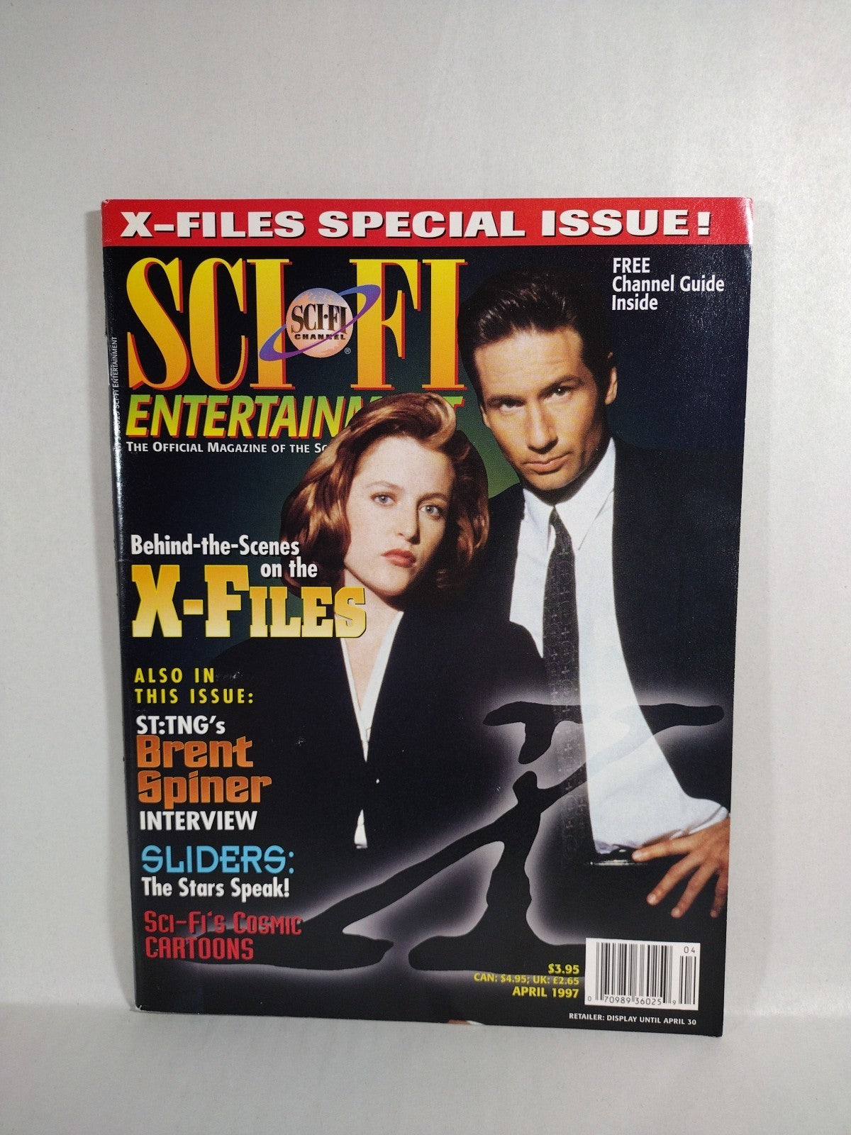 Sci-Fi Entertainment Channel Magazine Lot Of 2 April 1997 1998 X-Files Special