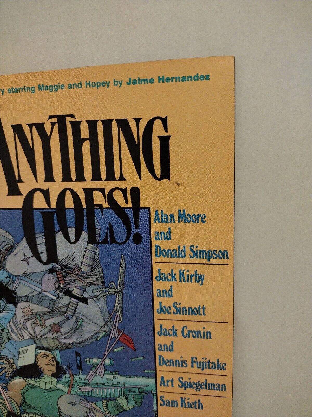 Anything Goes #2 (1986) Comic Journal Sam Kieth 1st Isz Appearance