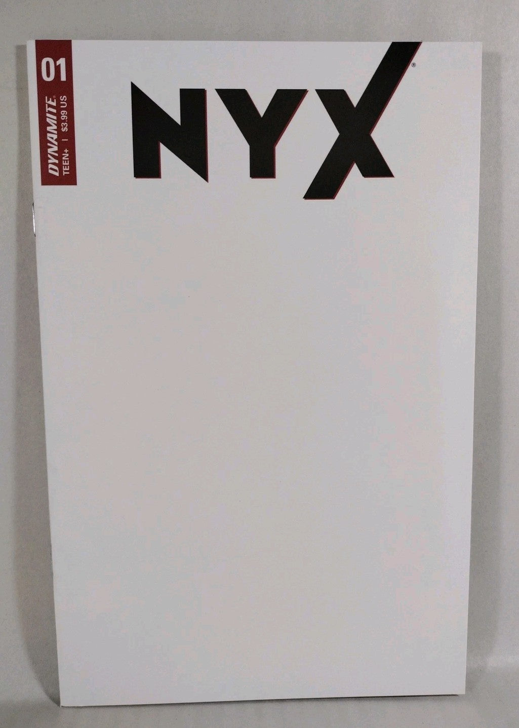 NYX #1 (2021) Dynamite Blank Sketch Cover Variant Comic New NM