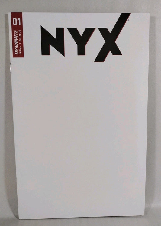 NYX #1 (2021) Dynamite Blank Sketch Cover Variant Comic New NM