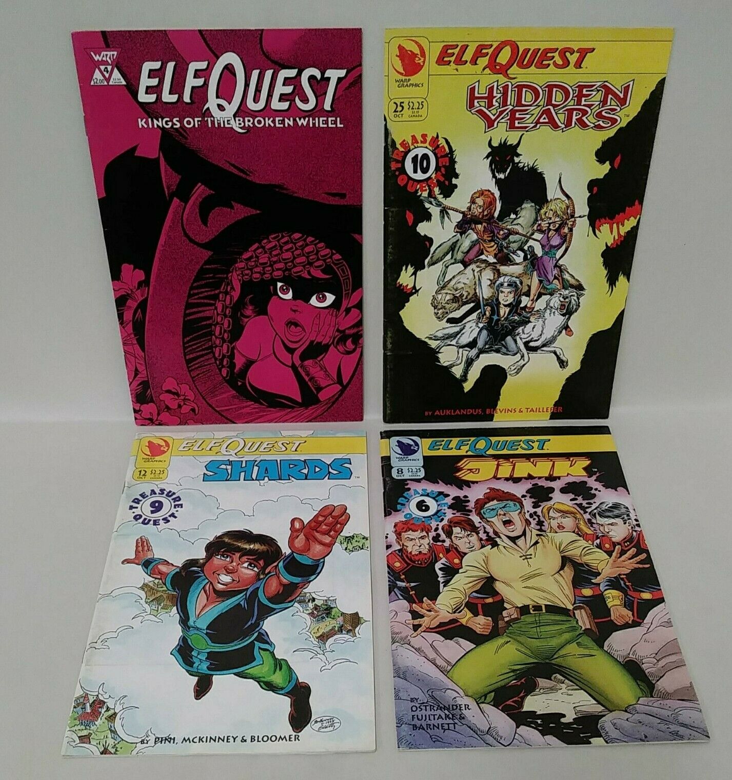 Elfquest Warp Graphics Apple Comics Mixed Lot of 9 New Blood Siege Blue Moutain