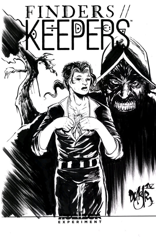 Finders Keepers 1 2025 Horizon Image Comic Sketch Variant W Original DCastr Art