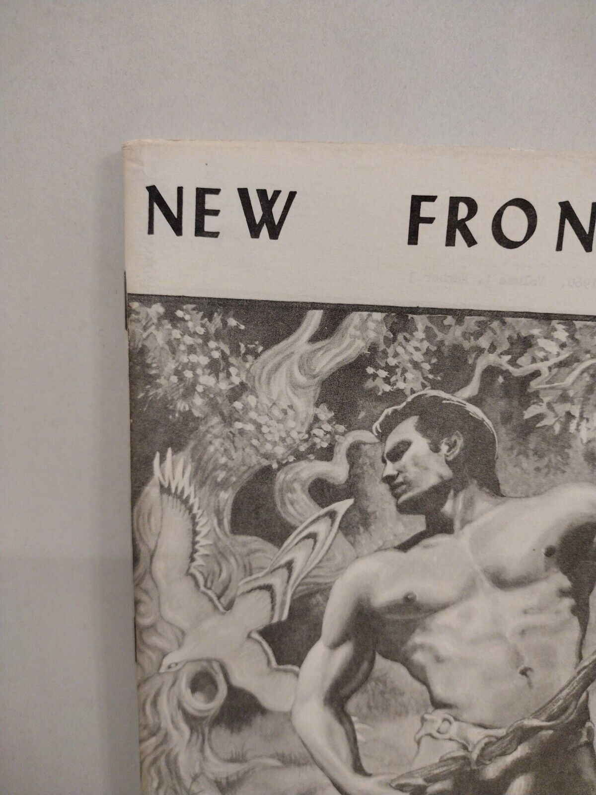 New Frontiers #3 (1960) Terra House Fanzine George Barr Cover Art 