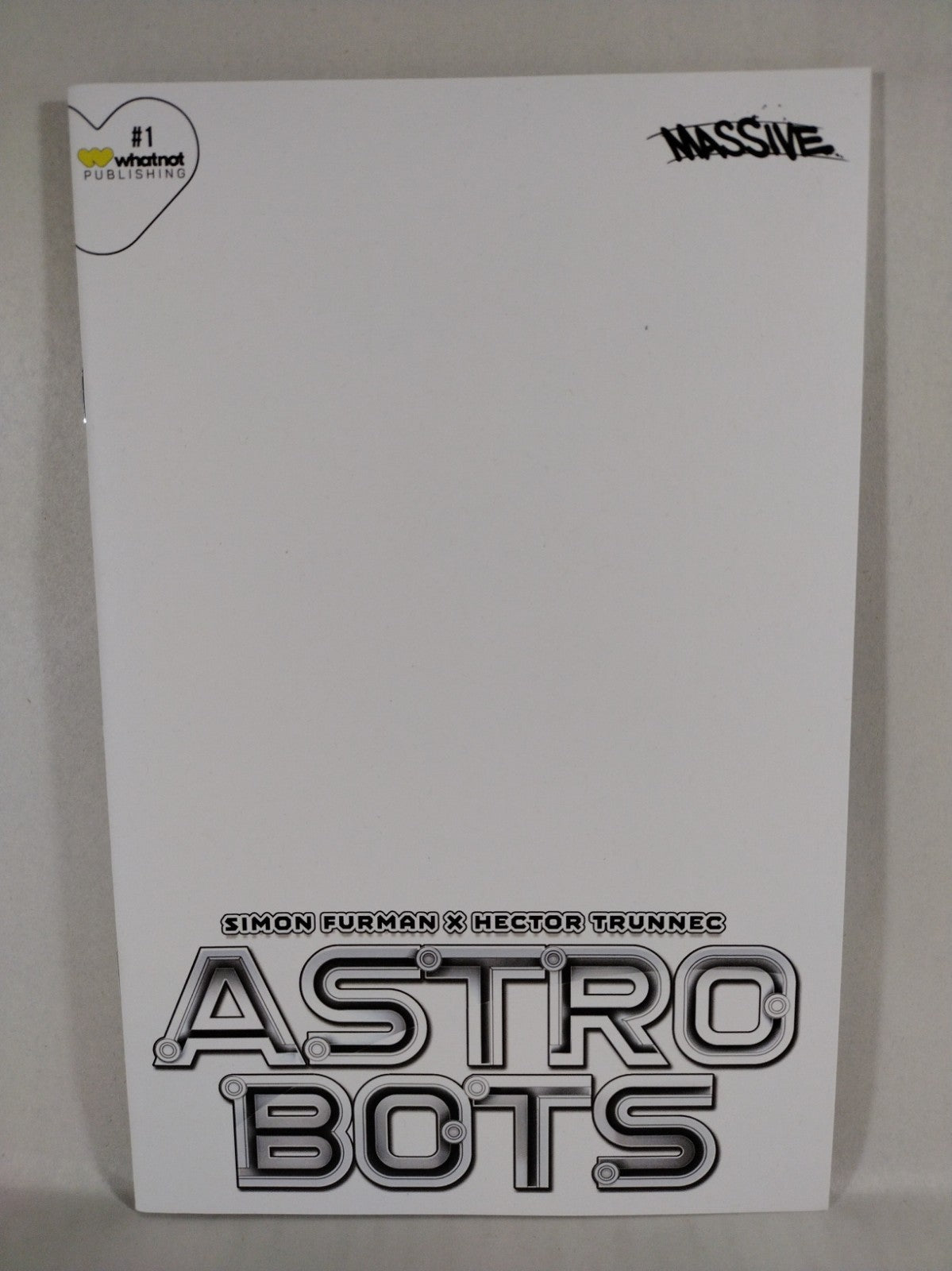 Astro Bots #1 (2023) Whatnot Massive Blank Sketch Variant Cover New NM