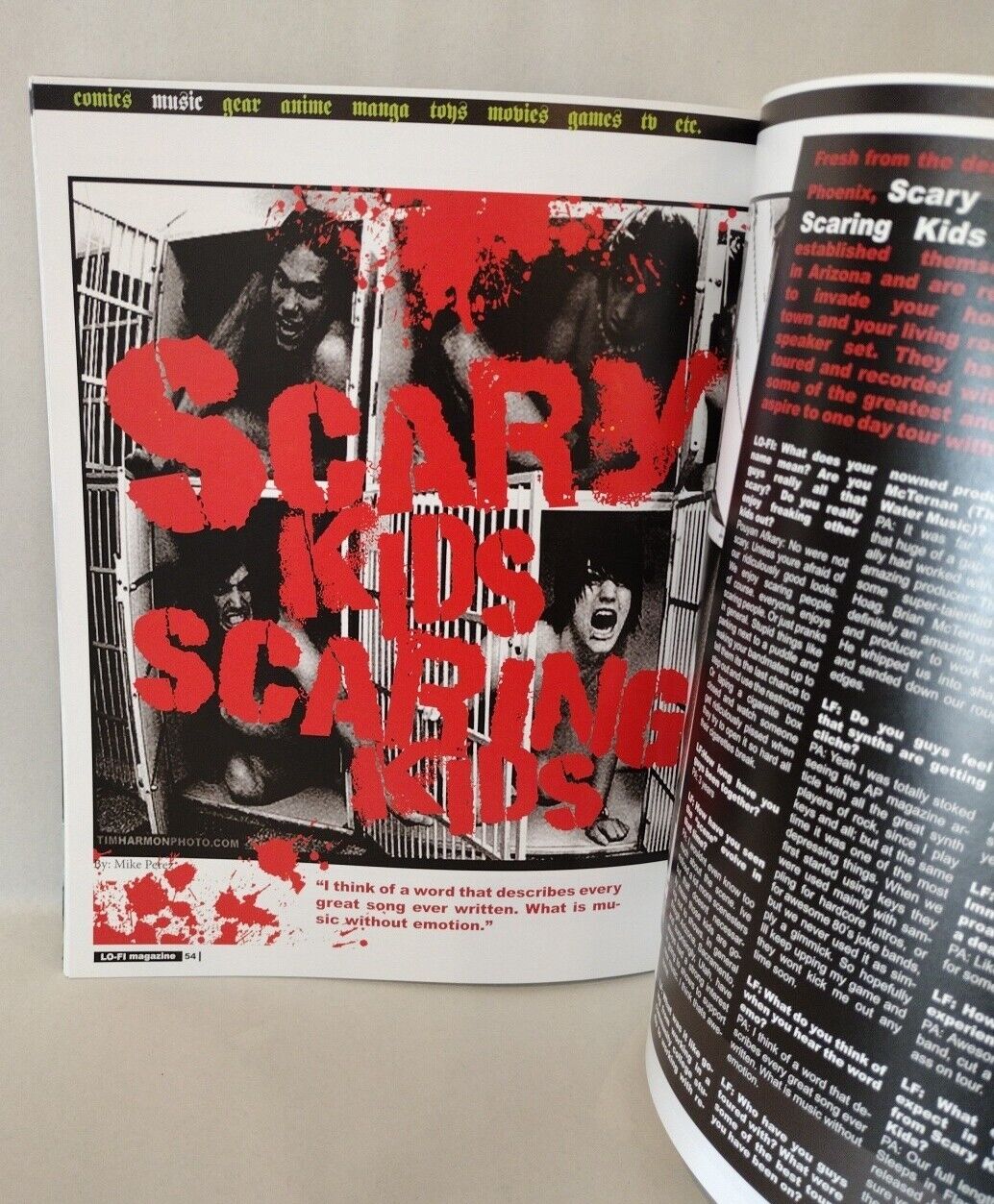 Lo-Fi Magazine 1 (2005) Independent Comic & Music Scary Kids Scaring Kids 