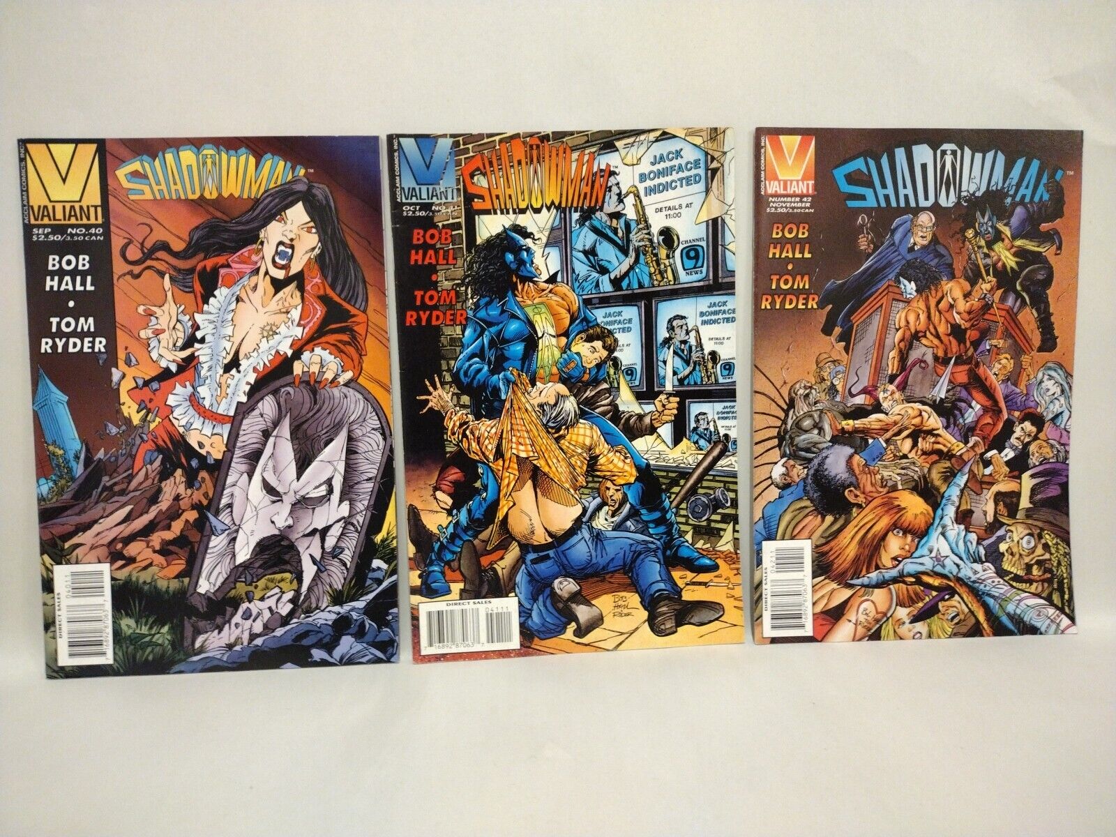 Shadowman (1992) Valiant Comic Lot Set 3-6 9-14 16 18-29 31 33 35-42 YEARBOOK 1 