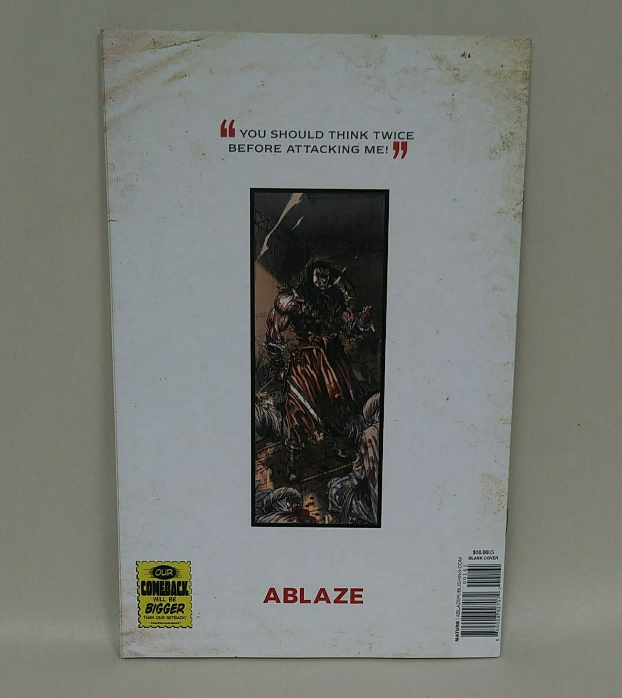 The Cimmerian People of the Black Circle #1 (2019) Blank Cover Variant Comic 