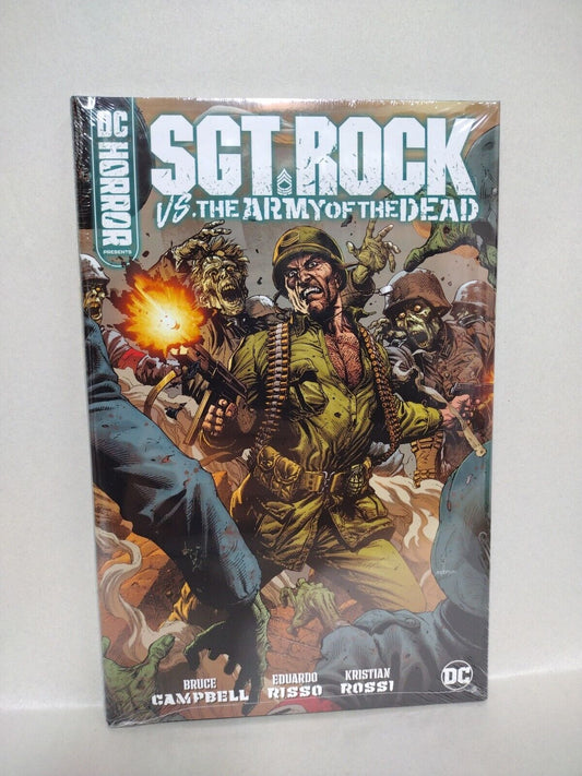 Sgt Rock vs The Army of the Dead Hardcover DC Horror Bruce Campbell New Sealed