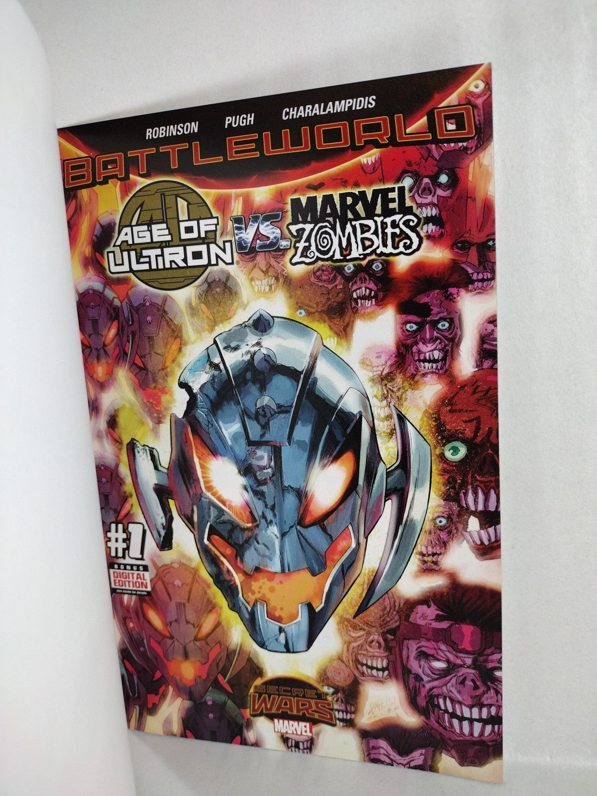 Age Of Ultron Vs Marvel Zombies #1 (2015) Marvel Comic Blank Variant Cover NM