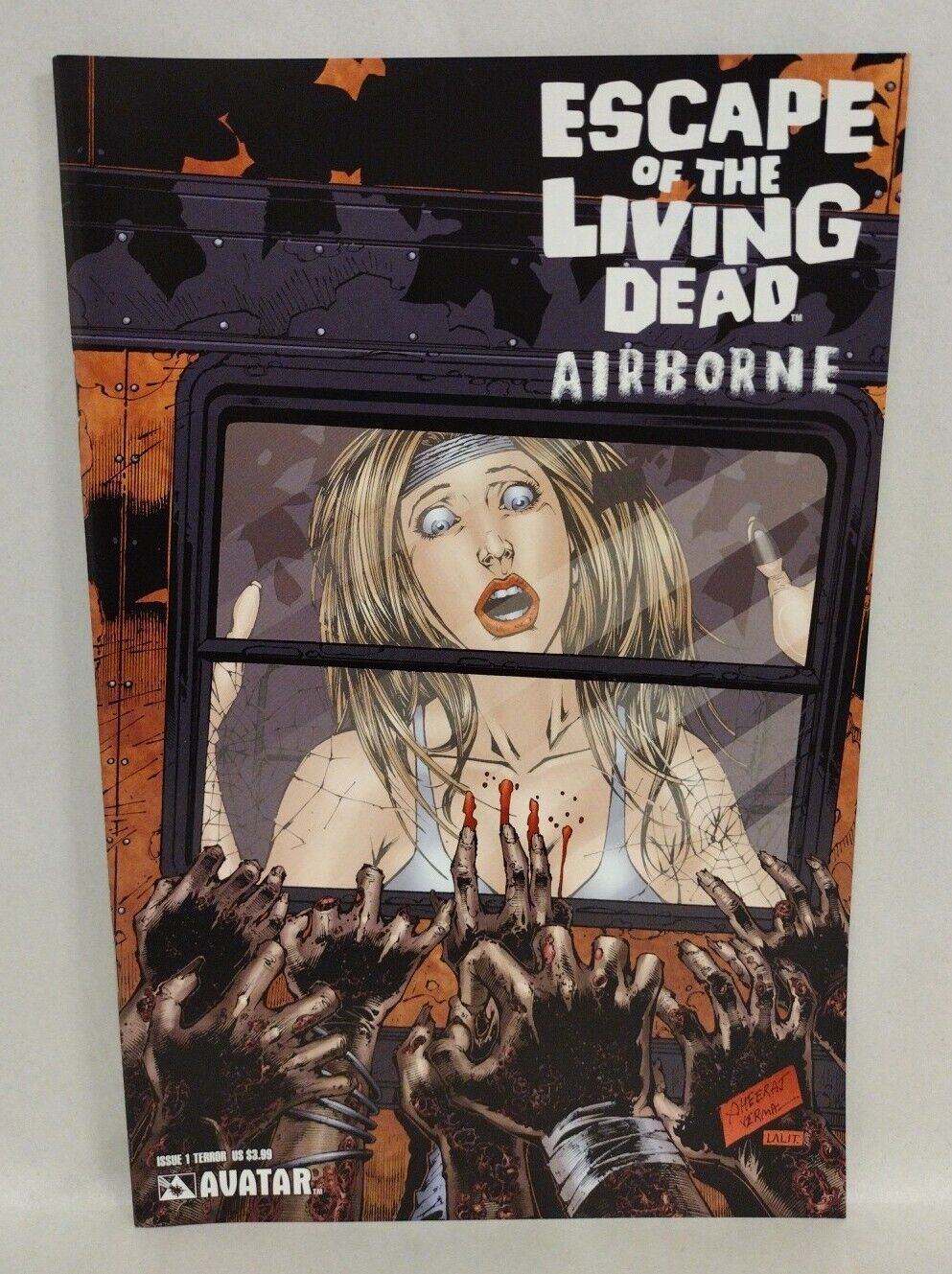 Escape Of The Living Dead Airborne (2006) 1 2 3 Complete Avatar Comic Miniseries