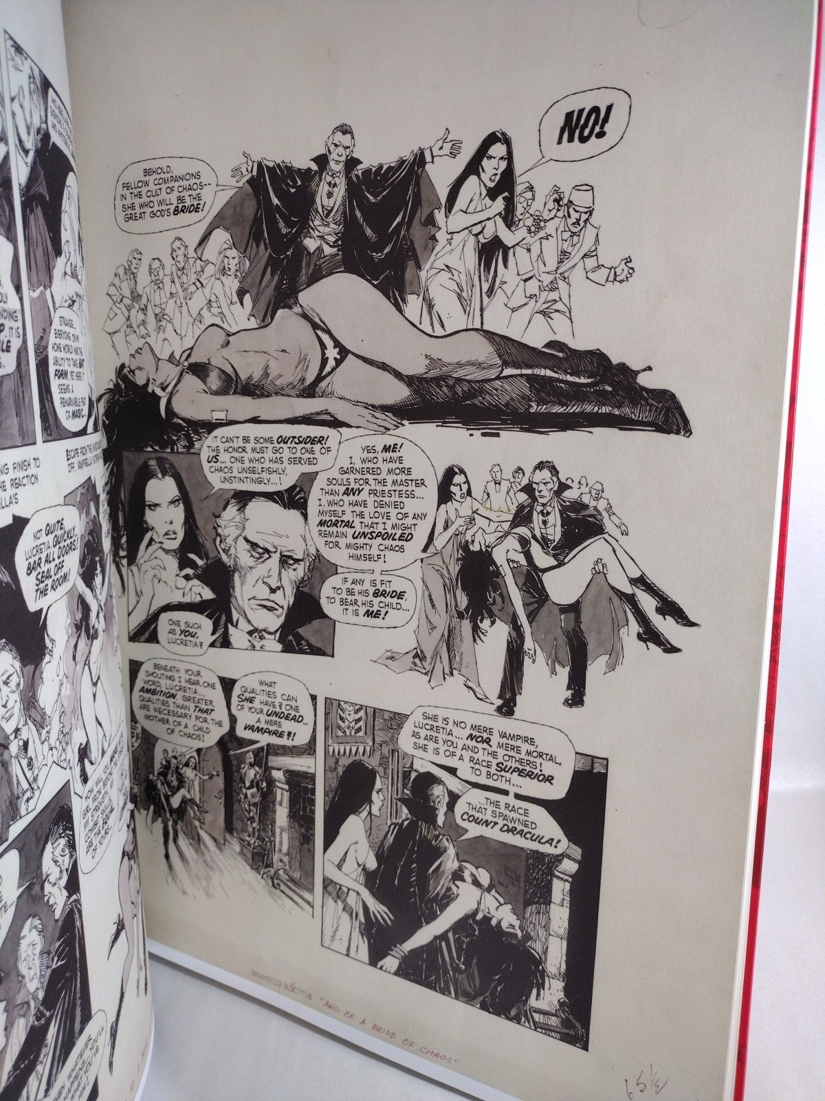 Jose Gonzalez VAMPIRELLA Art Edition Large 21x15" Dynamite HC New W Carton