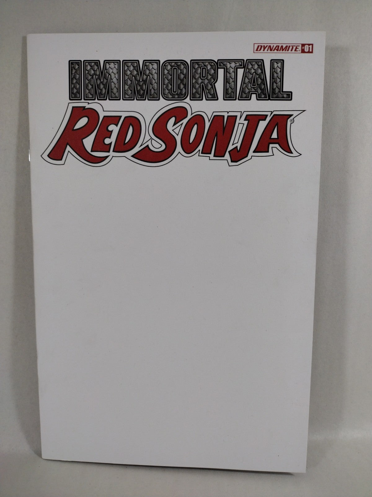 Immortal Red Sonja #1 (2022) Dynamite Blank Sketch Variant Cover Comic New NM