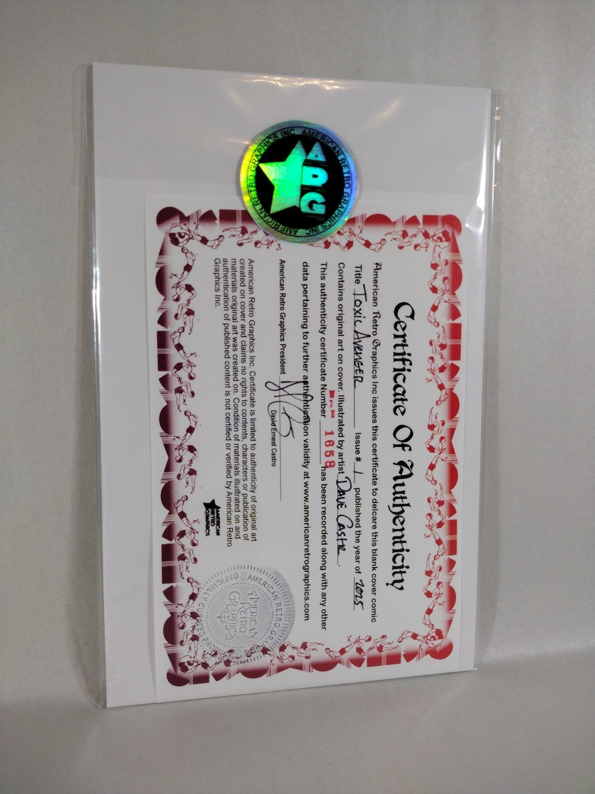 Toxic Avenger #1 (2025) Ahoy Sketch Cover W Original Dave Castr Bobby Art