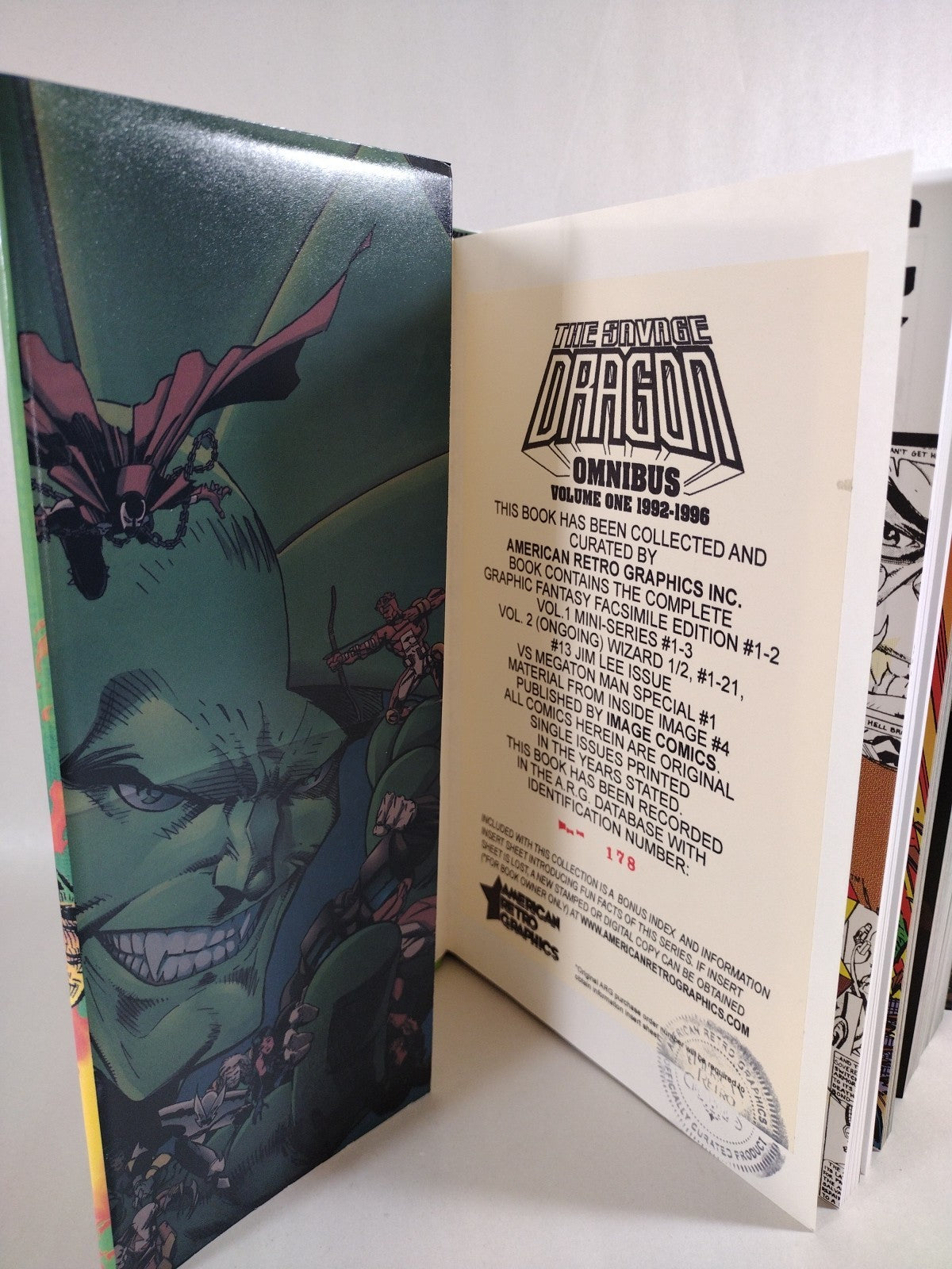 Savage Dragon Omnibus Savage Edition (1992) Image Custom Bound Comic HC W DJ