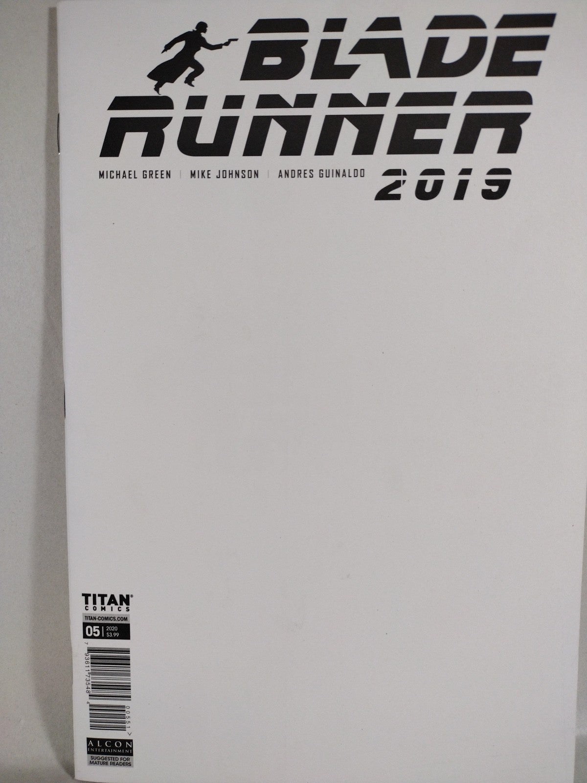Blade Runner 2019 #1 (2019) Titan Comic Blank Sketch Variant Cover Comic New NM