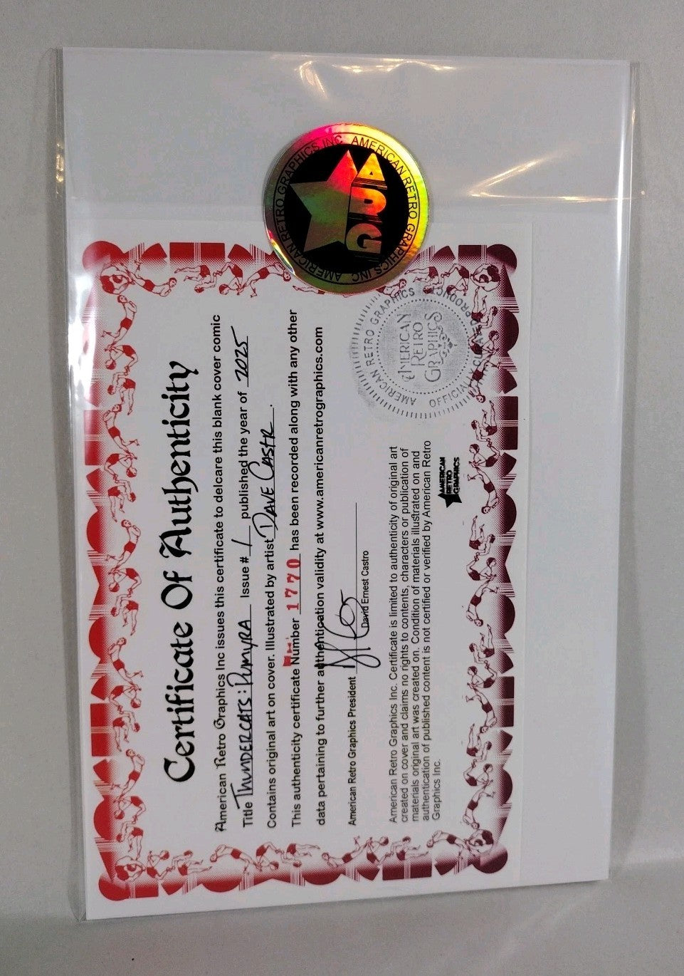 Thundercats Pumyra 1 (2025) Dynamite Sketch Cover Comic W Original DCastr Art