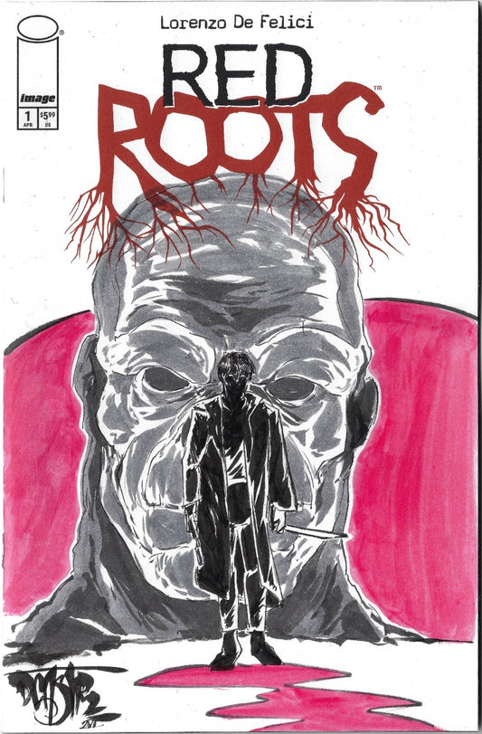 Red Roots #1 (2026) Image Comic Sketch Cover Variant W Original Dave Castr Art