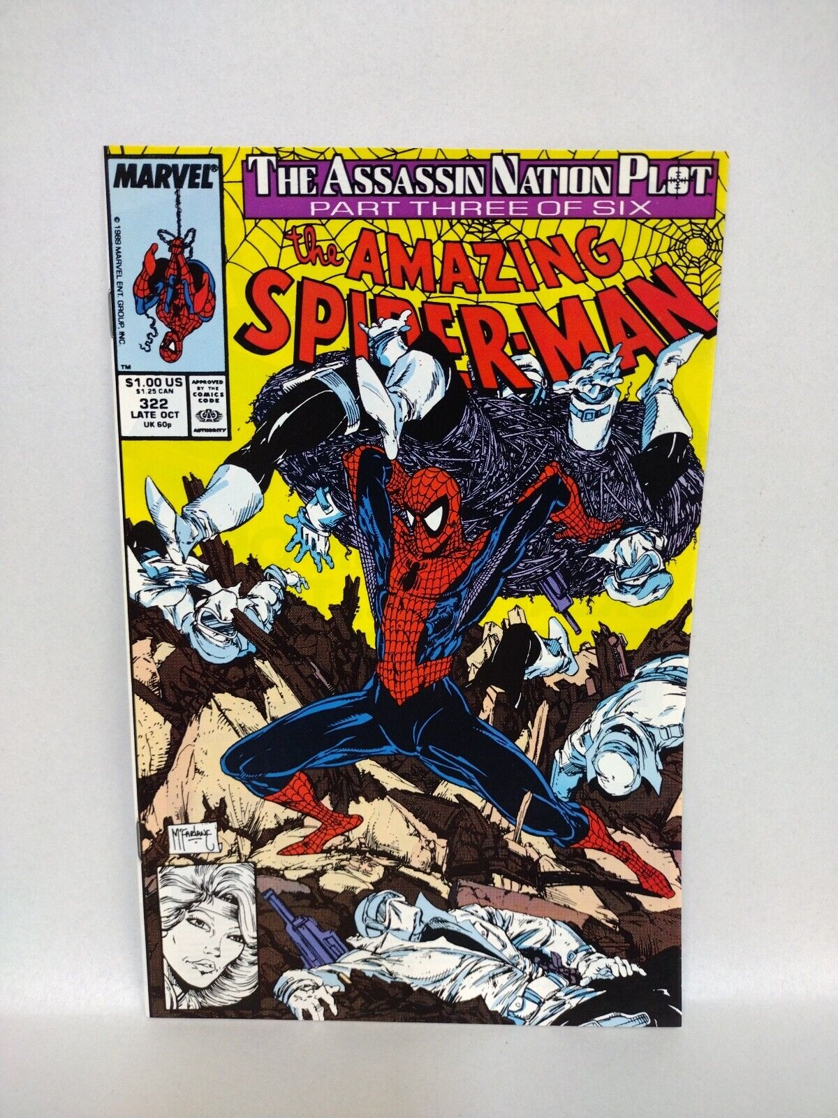 Amazing Spider-Man 1989 Assassination Plot Complete Marvel Comic Series 320-325