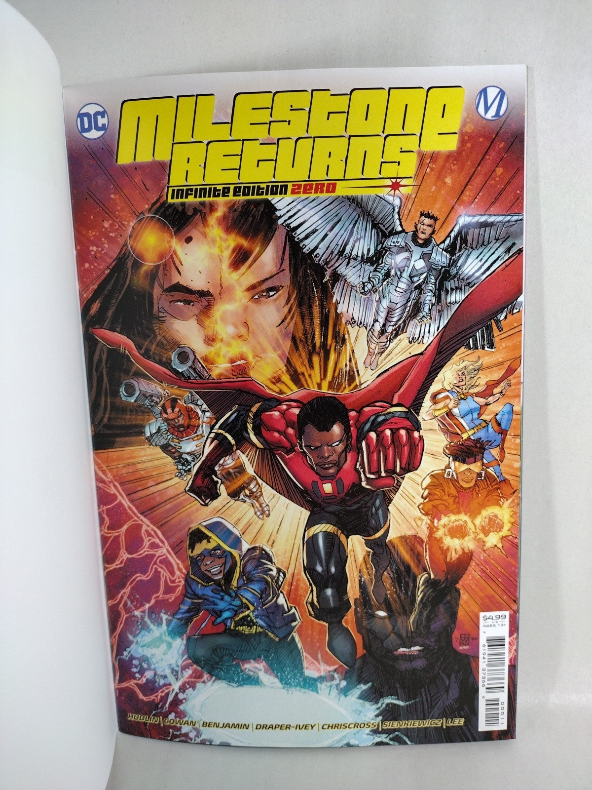 Milestone Returns Infinite #0 (2021) DC Blank Sketch Variant Cover Comic New NM