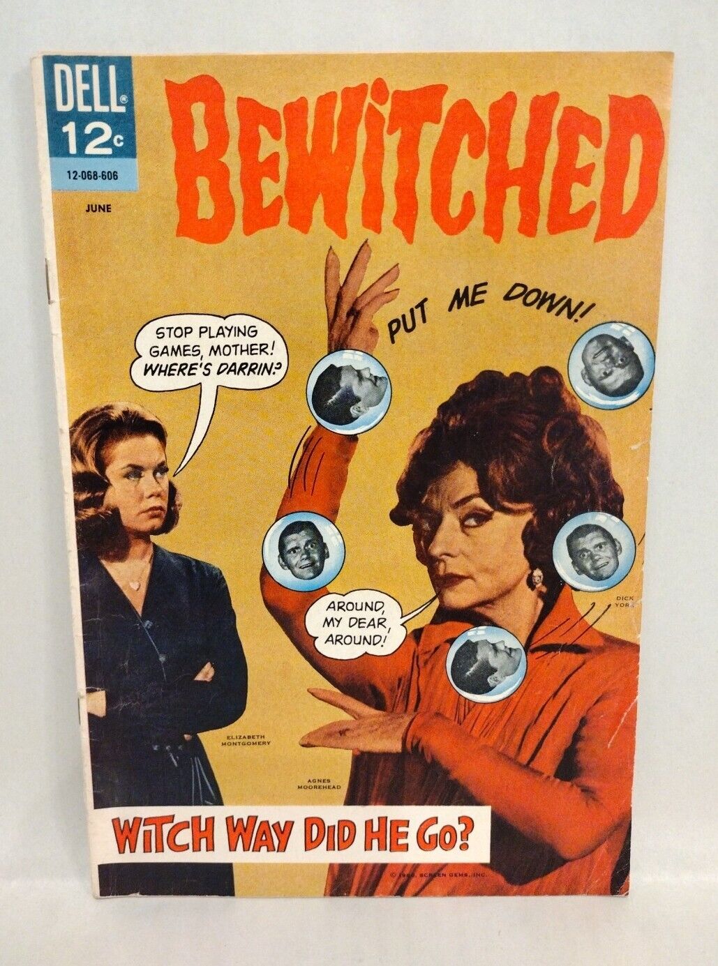 Bewitched #5 (1966) Silver Age Dell Comic Elizabeth Montgomery 